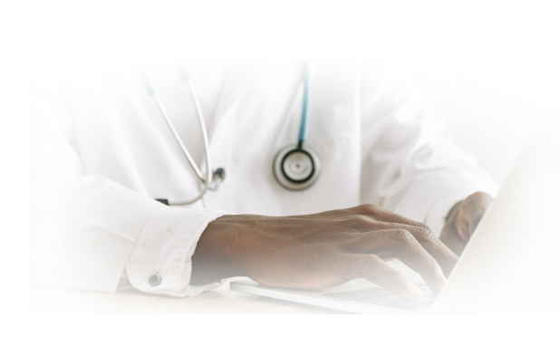 Doctor providing online medical care